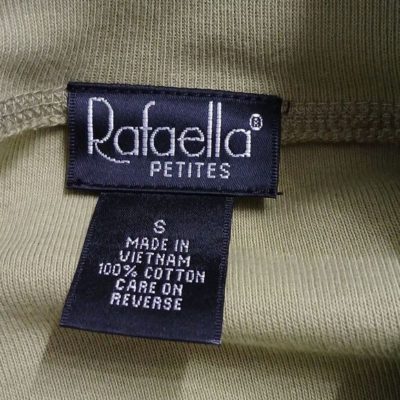 Rafaella Pistachio ribbed 3/4th length sleeves  Sz SP NWT - Picture 7 of 7